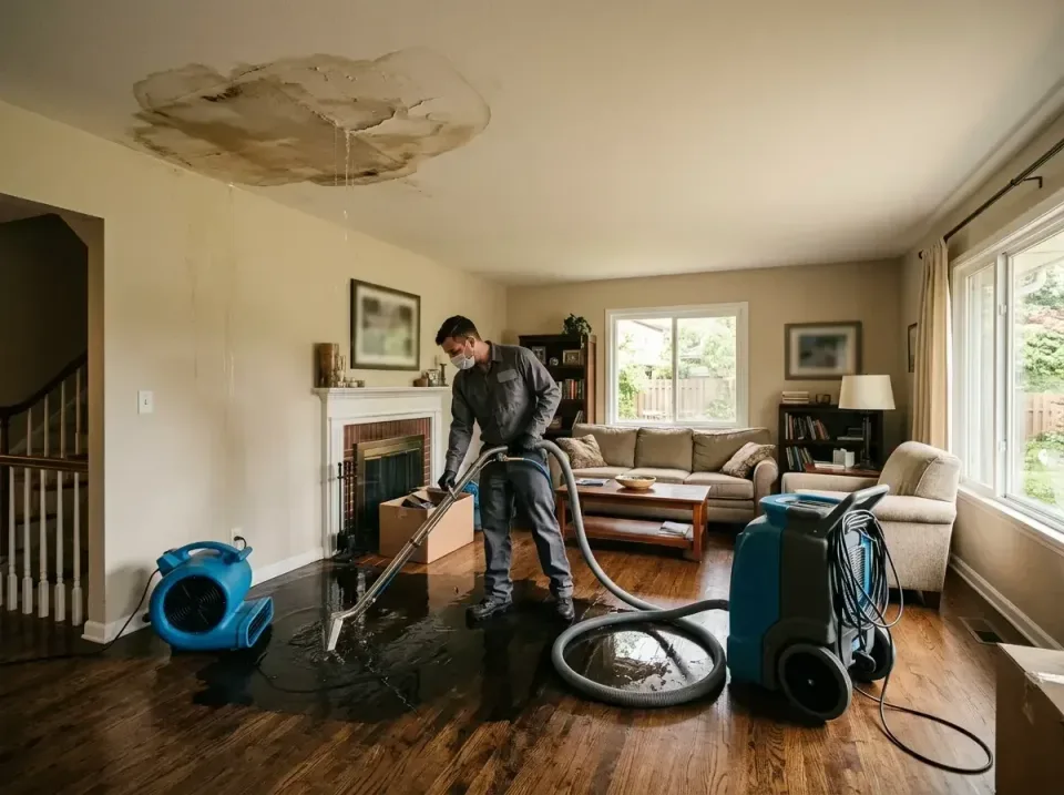 attic-pipe-burst-ceiling-drip-008 — frequently asked questions, Water Damage Restoration & Carpet Care in Cambridge, OH